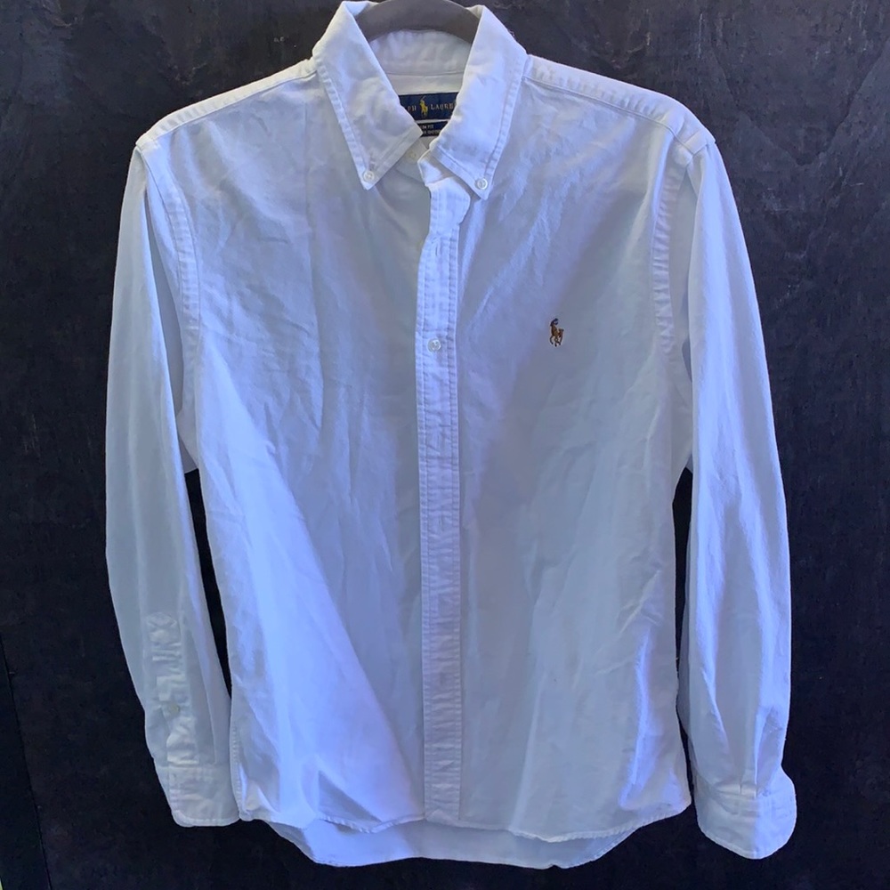 RALPH LAUREN slim fit stretch oxford M